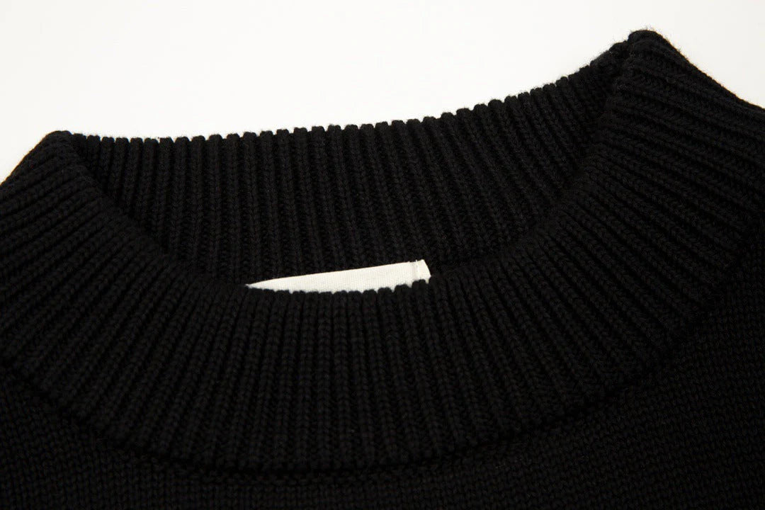 "Heart" Sweater Black